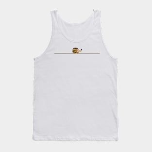 Funny sleeping hedgehog Tank Top